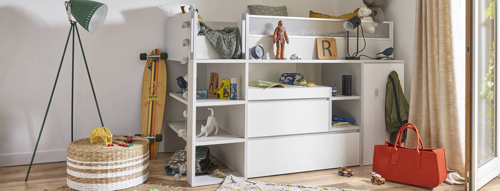 astuce rangement chambre d'enfants meubles Gautier