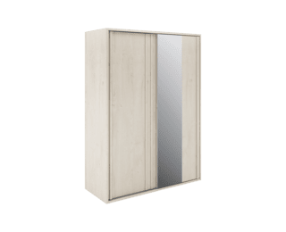 Lodge wardrobe with 2 sliding doors