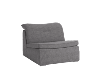 Domino 1-seater element removable headrest