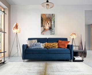 Luna sofa bed 220 armrests 20 cm