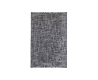 Peaky black rug